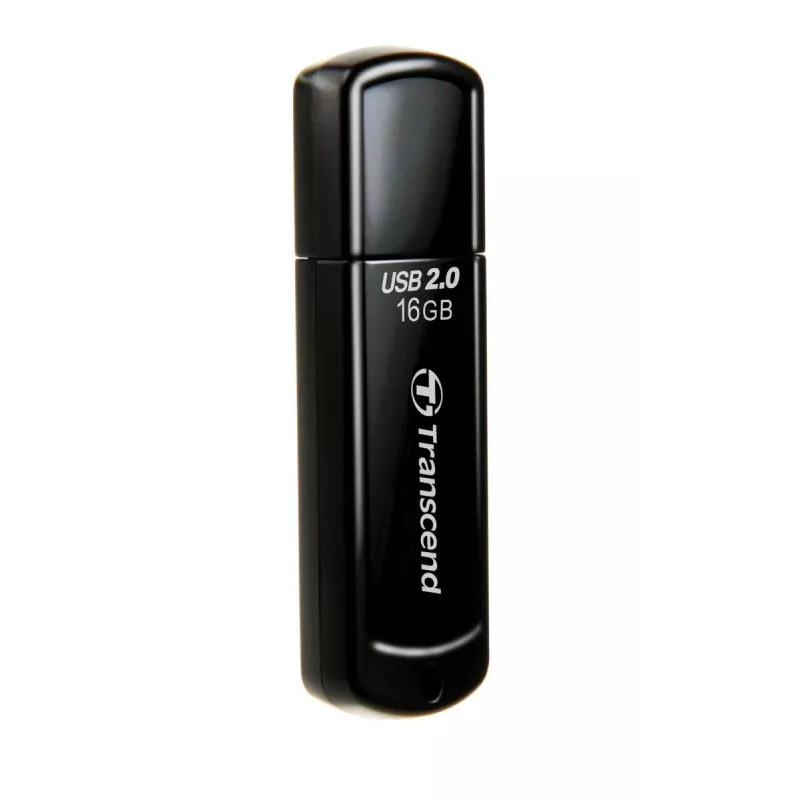 TRANSCEND Jetflash 350 - 16GB USB atmintukas - USB 2.0 - juodas