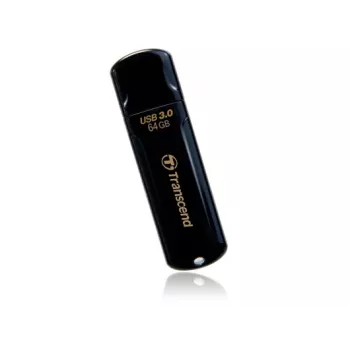 TRANSCEND Jetflash 700 - 64 GB USB atmintukas - USB 3.0 - Juoda