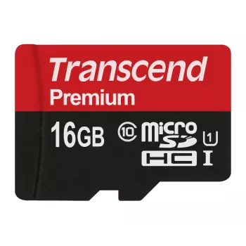 Transcend 16 GB MicroSDHC Class 10 UHS-I TS16GUSDCU1 flash atmintis