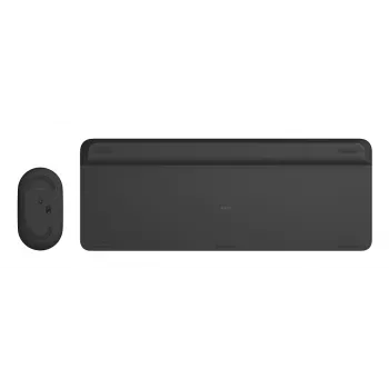 LOGITECH plonas belaidis klaviatūros ir pelės rinkinys Mk470 - Grafitas - Vokiška Qwertz klaviatūra