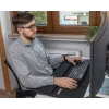 Sandberg Desk Pad Pro XXL, juoda, vienspalvis, riešo atrama, neslystanti apačia, žaidimų pelės kilimėlis