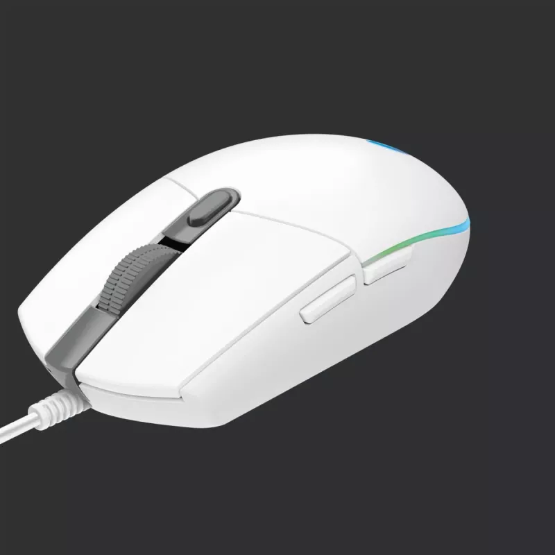LOGITECH G203 Lightsync Gaming pelė USB White
