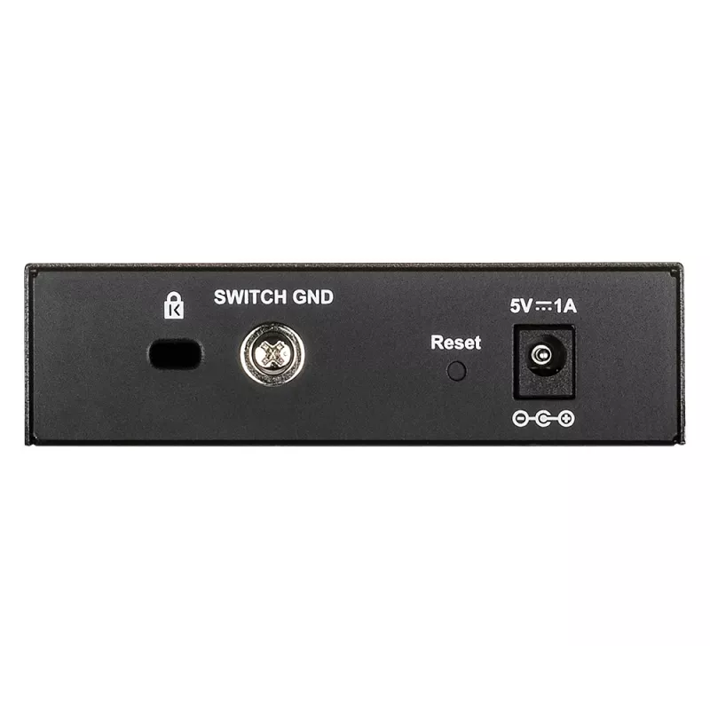D-Link DGS-1100-05V2/E tinklo komutatorius, valdomas, L2, Gigabit Ethernet (10/100/1000), juodas