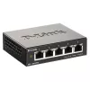 D-Link DGS-1100-05V2/E tinklo komutatorius, valdomas, L2, Gigabit Ethernet (10/100/1000), juodas
