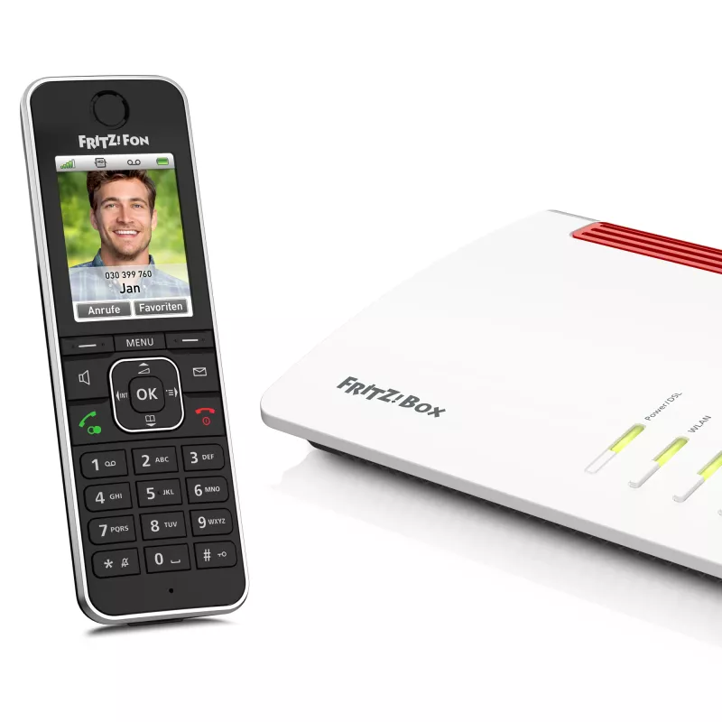 DECT telefonas AVM FRITZ!Fon C6 juodas