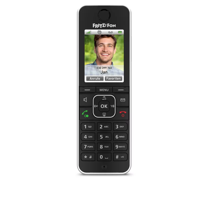 DECT telefonas AVM FRITZ!Fon C6 juodas