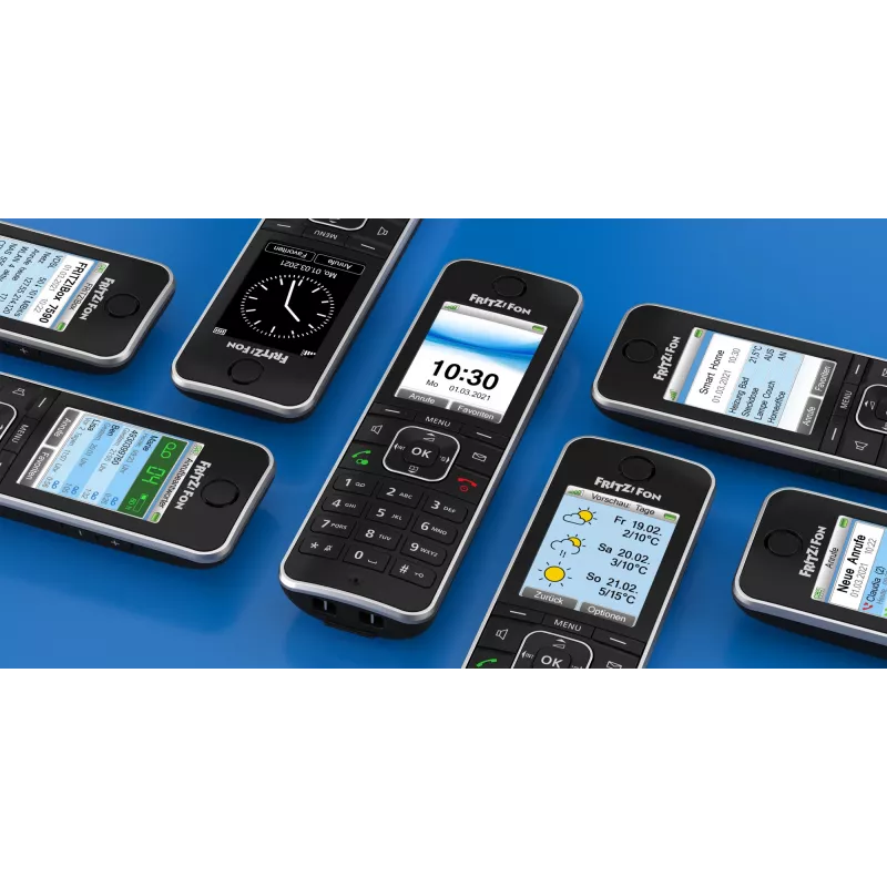DECT telefonas AVM FRITZ!Fon C6 juodas
