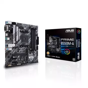 Motininė plokštė ASUS Prime B550M-A/CSM AMD B550 Socket AM4 micro ATX
