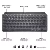 Logitech Minimalistinė belaidė apšviesta klaviatūra - MX KEYS MINI - Graphite - Qwertz Deutsch