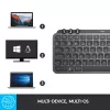 Logitech Minimalistinė belaidė apšviesta klaviatūra - MX KEYS MINI - Graphite - Qwertz Deutsch