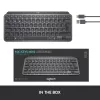 Logitech Minimalistinė belaidė apšviesta klaviatūra - MX KEYS MINI - Graphite - Qwertz Deutsch