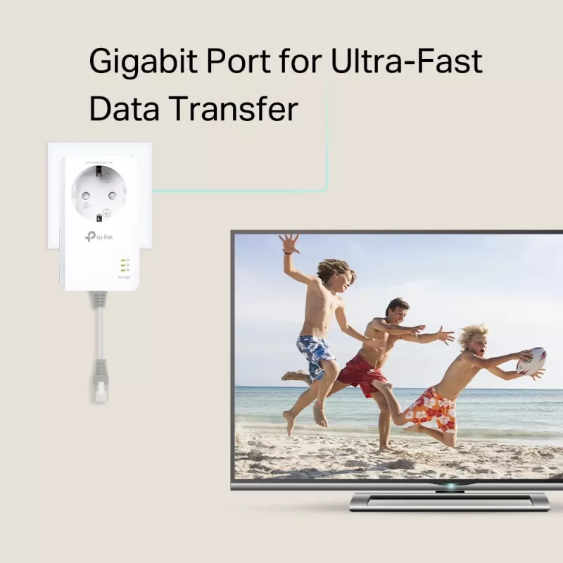 TP-Link TL-PA7019P KIT 1000 Mbit/s Ethernet LAN baltas 2 vnt.