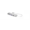 ICY BOX IB-HUB1425-C3 USB 3.2 Gen 1 (3.1 Gen 1) Type-C 5000 Mbit/s sidabrinis