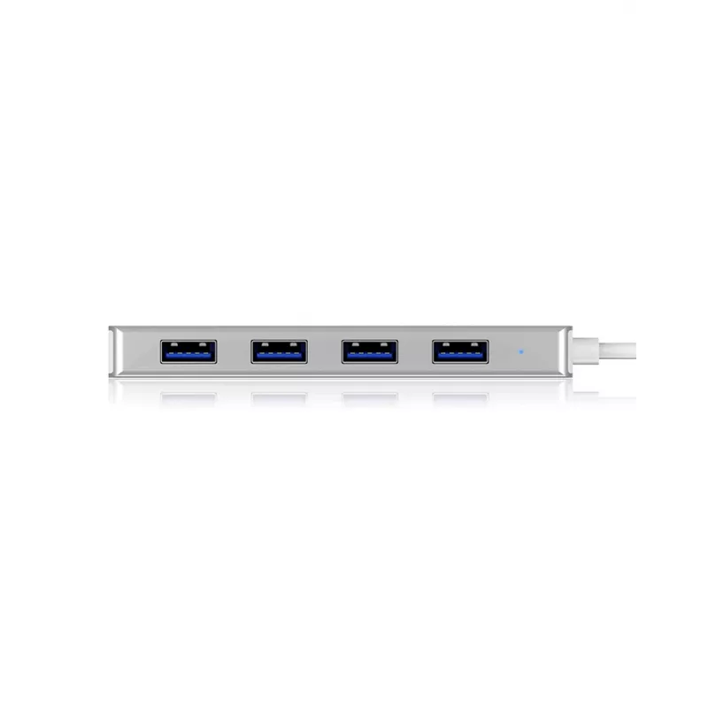 ICY BOX IB-HUB1425-C3 USB 3.2 Gen 1 (3.1 Gen 1) Type-C 5000 Mbit/s sidabrinis