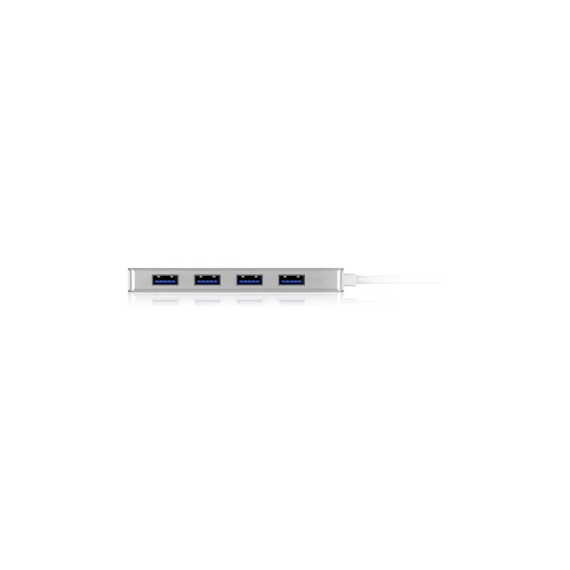 ICY BOX IB-HUB1425-C3 USB 3.2 Gen 1 (3.1 Gen 1) Type-C 5000 Mbit/s sidabrinis
