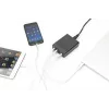 DIGITUS 4 prievadų USB kroviklis, 72 W 1x USB-C (PD) 5,9,15,20 V / 3 A, 3x USB-A 5 V / 2,4 A, juodas