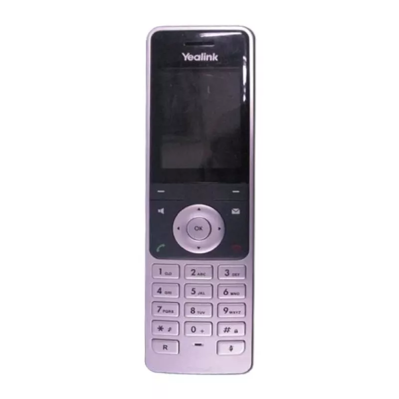 Yealink SIP-W56H DECT belaidis ragelis su skambintojo ID juoda, sidabrinė