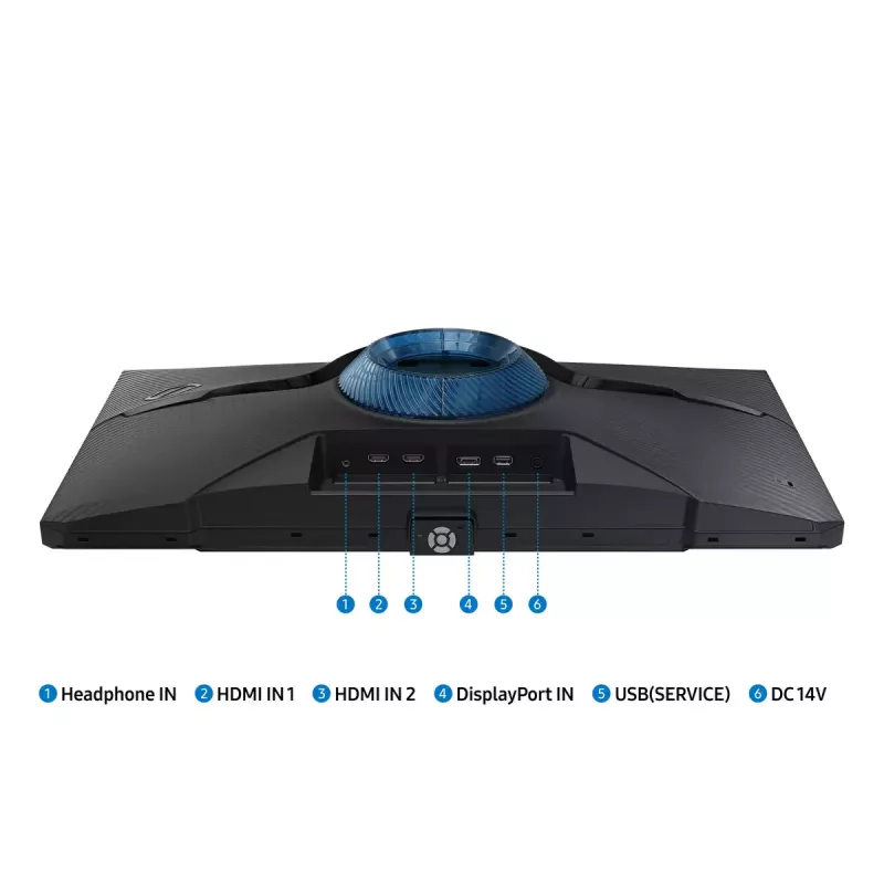 Samsung G40B kompiuterio monitorius 63,5 cm (25 colių) 1920 x 1080 pikselių Full HD juodas