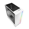 PC korpusas Sharkoon RGB Slider Midi Tower baltas