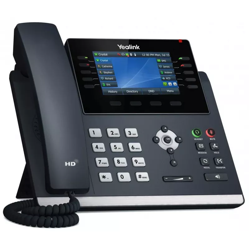 Yealink SIP-T46U IP telefonas Pilka LCD Wi-Fi