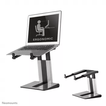 Neomounts NSLS200 nešiojamojo kompiuterio stovas 10-17 colių - reguliuojamas aukštis - sulankstomas - kompaktiškas - universalus