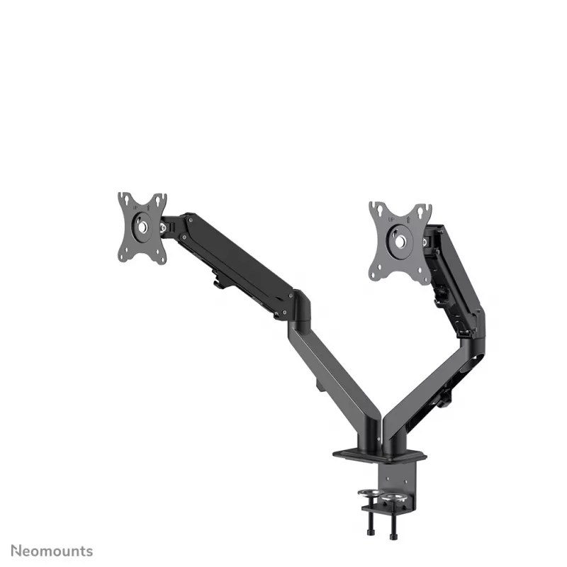 Neomounts DS70-700BL2 Monitoriaus laikiklis 17-27 colių - dujinė spyruoklė, spaustuvas, 7 kg, 43,2 cm (17 inch), 68,6 cm (27 inch), 100 x 100 mm, juoda