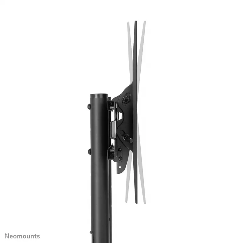 Neomounts FL50-540BL1 TV stovas-ant ratukų 37-70 col., juodas, nešiojamas ant grindų stovintis stovas, plienas, 50 kg, 94 cm (37 col.), 177,8 cm (70 col.)