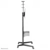 Neomounts FL50-550BL1 TV vežimėlis 37-70 col., juodas, nešiojamas grindų stovas, plienas, 50 kg, 94 cm (37 col.), 177,8 cm (70 col.)