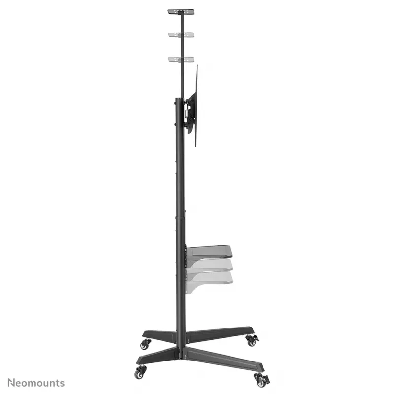 Neomounts FL50-550BL1 TV vežimėlis 37-70 col., juodas, nešiojamas grindų stovas, plienas, 50 kg, 94 cm (37 col.), 177,8 cm (70 col.)