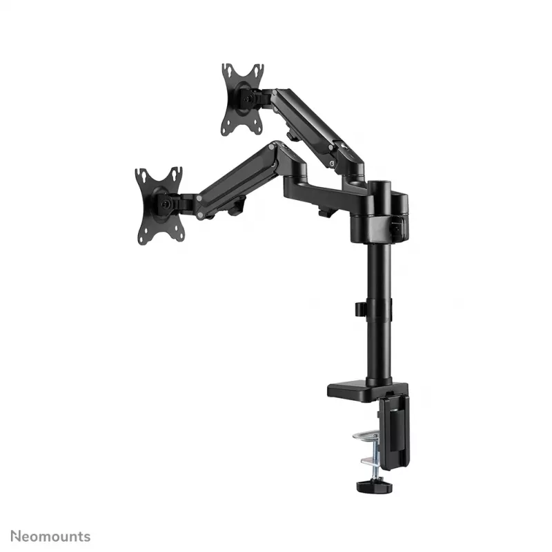 Neomounts DS70-750BL2 Monitoriaus rankena 17-27 col. - dujinė spyruoklė, Spaustuvas / Grommet, 7 kg, 43.2 cm (17 inch), 68.6 cm (27 inch), 100 x 100 mm, Juoda