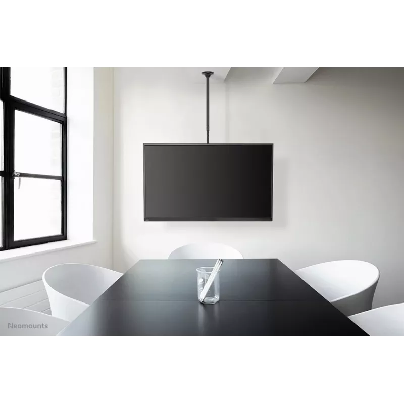 Neomounts FPMA-C340Juoda monitoriaus/TV laikiklis prie lubų 32–75 col. – aukštis 106–156 cm