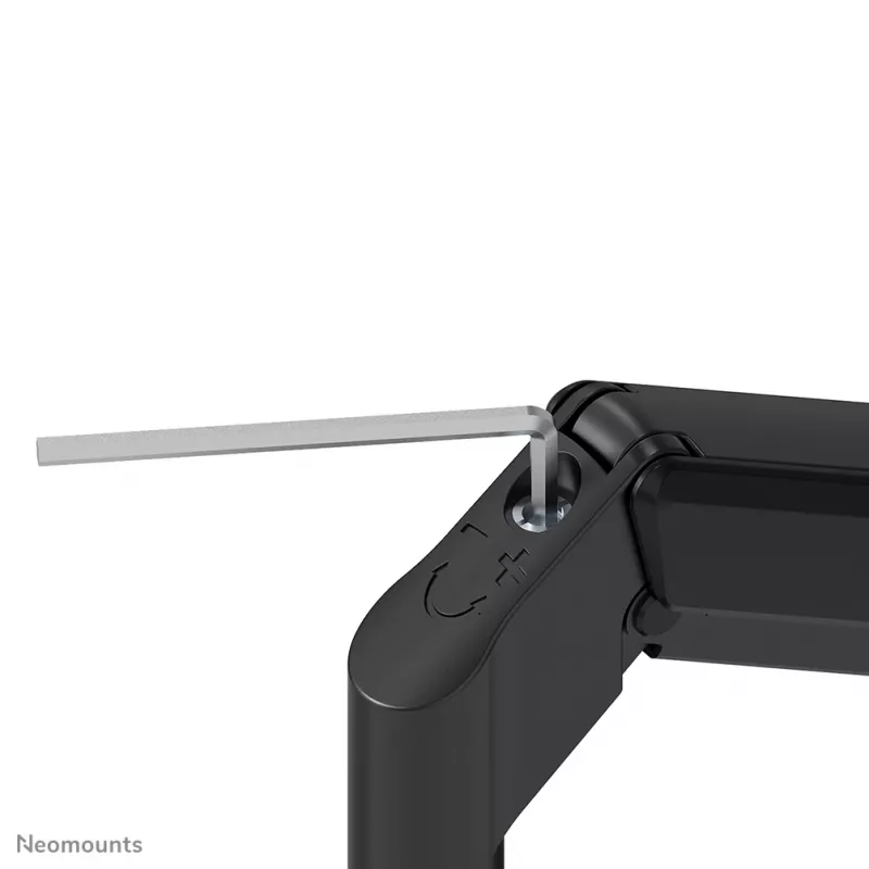 Neomounts DS70-810BL1 monitoriaus laikiklis 17-32 colių - dujinė spyruoklė - vietos taupymas - 180° stabdys