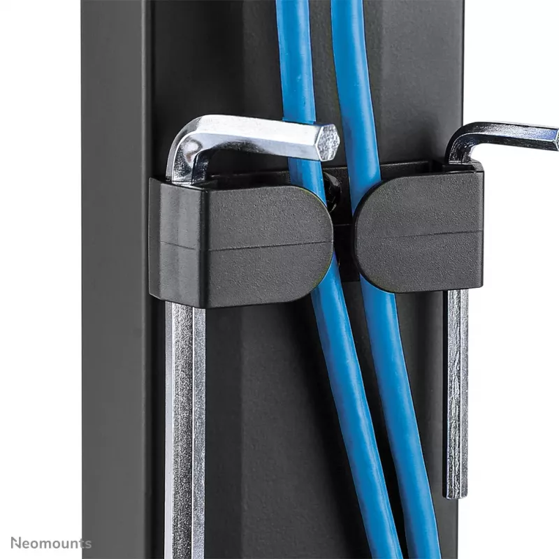 Neomounts FPMA-D865DJuoda Monitor stovas 10-27 colių - dujinė spyruoklė