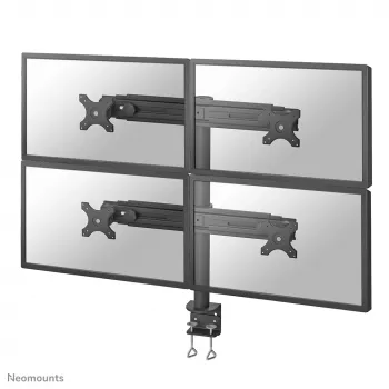 Neomounts FPMA-D700D4 monitoriaus laikiklis 19-30 colių, spaustuvas, 8 kg, 48,3 cm (19 colių), 76,2 cm (30 colių), 100 x 100 mm, juoda
