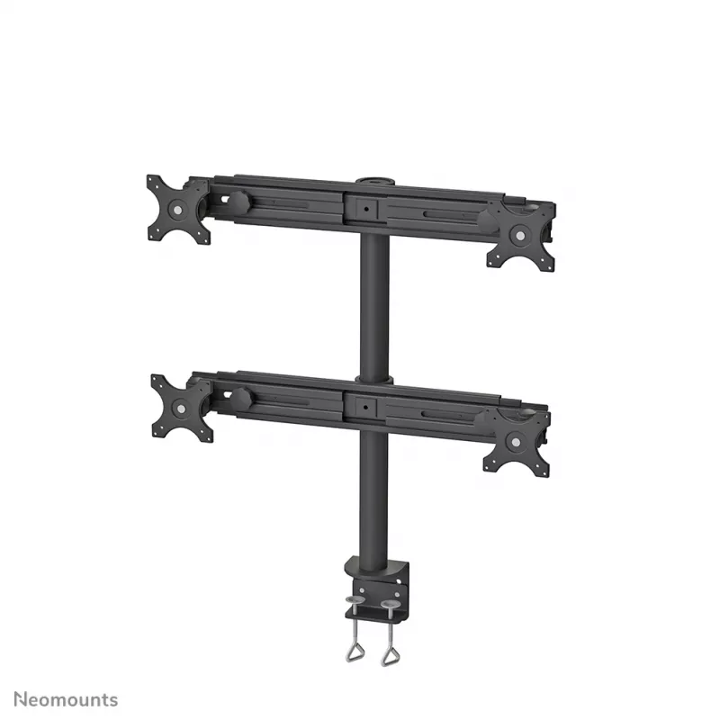 Neomounts FPMA-D700D4 monitoriaus laikiklis 19-30 colių, spaustuvas, 8 kg, 48,3 cm (19 colių), 76,2 cm (30 colių), 100 x 100 mm, juoda
