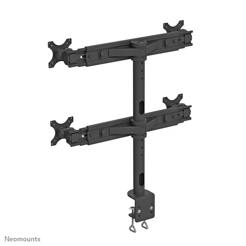 Neomounts FPMA-D700D4 monitoriaus laikiklis 19-30 colių, spaustuvas, 8 kg, 48,3 cm (19 colių), 76,2 cm (30 colių), 100 x 100 mm, juoda