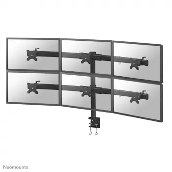 Neomounts FPMA-D700D6 monitoriaus laikiklis 19-27 colių, spaustuvas, 8 kg, 48,3 cm (19 colių), 68,6 cm (27 colių), 100 x 100 mm, juoda