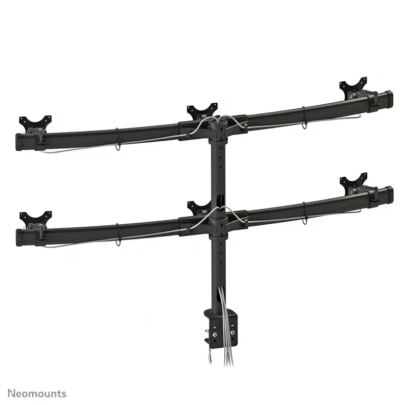 Neomounts FPMA-D700D6 monitoriaus laikiklis 19-27 colių, spaustuvas, 8 kg, 48,3 cm (19 colių), 68,6 cm (27 colių), 100 x 100 mm, juoda