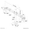 „Neomounts“ monitoriaus laikiklis FPMA-D960DG, 10–27 inch, gromerinis, 8 kg, 25,4 cm (10 inch), 68,6 cm (27 inch), 100 x 100 mm, juodas
