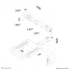 Neomounts FPMA-D960NOTEBOOK Monitoro laikiklis su nešiojamojo kompiuterio laikikliu 10-27 colių