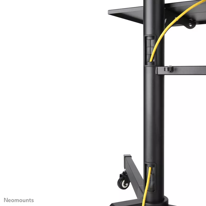 Neomounts PLASMA-M1700E televizoriaus stovas 32-70 colių, juodas, nešiojamas grindų stovas, plienas, 50 kg, 81,3 cm (32 colių), 177,8 cm (70 colių)
