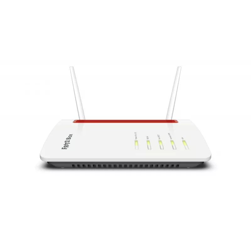 Dėžutė FRITZ 6850 5G belaidis maršrutizatorius Gigabit Ethernet Dviejų juostų (2,4 GHz / 5 GHz) Juoda, Raudona, Balta