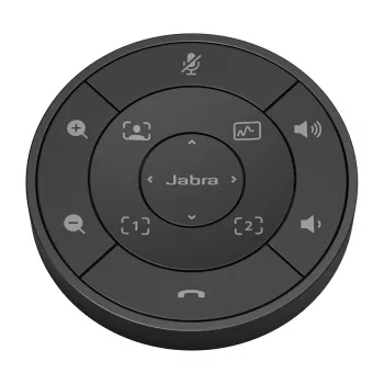 Jabra PanaCast 50 nuotolinio valdymo pultas - juodas, nuotolinio valdymo pultas, juoda, stalas, Jabra, PanaCast 50, 77 mm