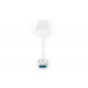 DIGITUS USB 3.0, 3 prievadų HUB ir Gigabit LAN adapteris 3xUSB A/F, 1xUSB A/M, 1xRJ45 LAN Palaiko Windows ir Mac OS