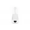 DIGITUS USB 3.0, 3 prievadų HUB ir Gigabit LAN adapteris 3xUSB A/F, 1xUSB A/M, 1xRJ45 LAN Palaiko Windows ir Mac OS