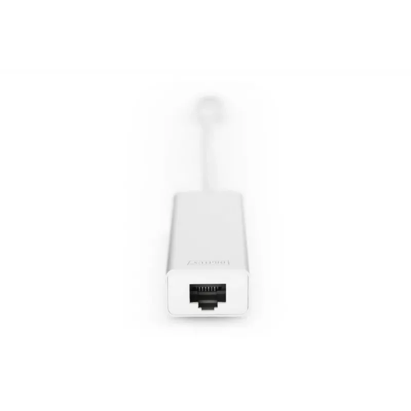 DIGITUS USB 3.0, 3 prievadų HUB ir Gigabit LAN adapteris 3xUSB A/F, 1xUSB A/M, 1xRJ45 LAN Palaiko Windows ir Mac OS