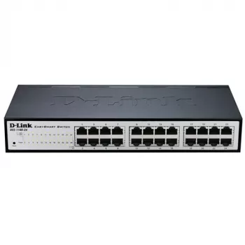 D-Link DGS-1100-24V2 valdomas L2 gigabitas Ethernet (10/100/1000) 1U juodos, pilkos spalvos