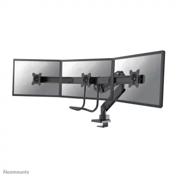 Neomounts NM-D775DX3Juoda monitoriaus laikiklis 17-27 col. - dujinė spyruoklė - Topfix - 180° stabdymo mechanizmas