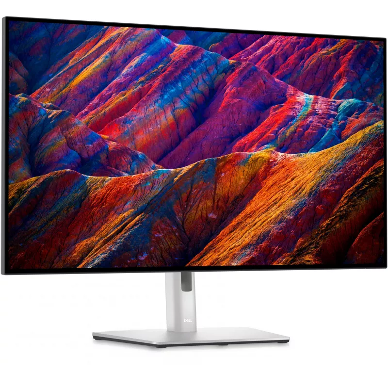 DELL UltraSharp 32 4K USB-C Hub Monitor - U3223QE, 80 cm (31,5 colio), 3840 x 2160 pikselių, 4K Ultra HD, LCD, 8 ms, sidabrinė