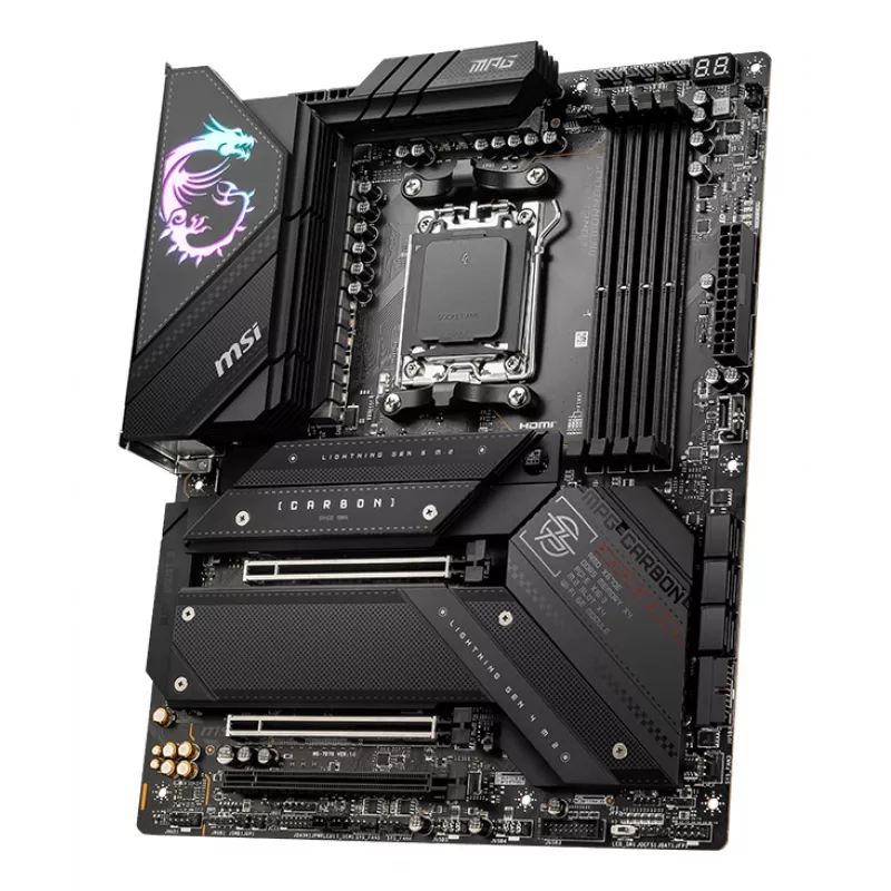 MSI MPG X670E CARBON WIFI pagrindinė plokštė AMD X670 lizdas AM5 ATX